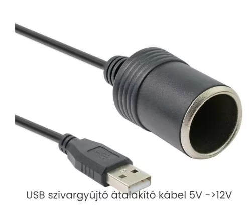 A15163-1 USB-Anschluss auf 12-V-Zigarettenanzünderbuchse im Auto, Konverter-Adapterkabel