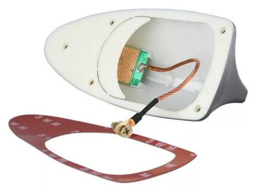 Haifischflossen-Funkantenne – Graphit – 58540GT