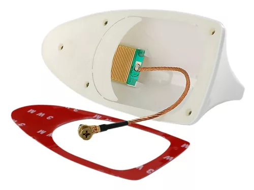 Haifischflossen-Radioantenne – weiß – 58540WT