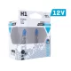 VISION Glühbirnen Arctic White H1 12V 55W P14.5S U E4 + 90%, 2 Stück. CM58810