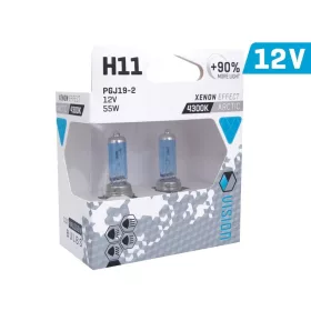   VISION Arctic White Glühbirnen H11 12V 55W PGJ19-2 U E4 +90%, 2 Stück, 58861