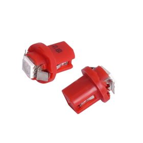 BAX B8.5d 12V piros műszerfal LED