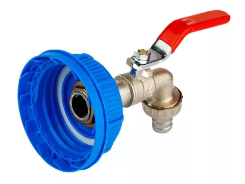 Dosenverschluss mit Metallhahn 61 mm - 1/2