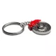 80001 W16362-6 Schlüsselanhänger in Form einer Bremsscheibe mit Bremssattel – rot