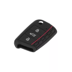 Autoschlüsselgehäuse VW Gummi W14475BK