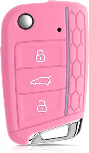 Autoschlüsselgehäuse VW Gummi W14475P