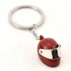 W16362-11R Motorradhelm-Schlüsselanhänger aus Metall – rot