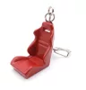 W16362-10R Sportsitz-Schlüsselhalter aus Metall - rot