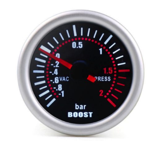 84030 2BAR Turbo-Druckmanometer mit schwarzem Zifferblatt