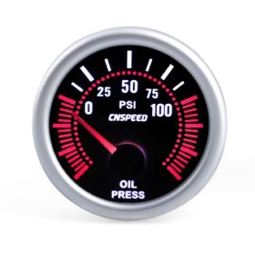 84047 Öldruckanzeige mit schwarzem Zifferblatt