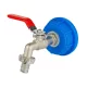 Dosenverschluss mit Metallhahn 61 mm - 1/2