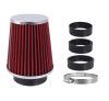 Luftfilter 120 x 130 x 90 mm, rot, Adapter: 60, 63, 70 mm