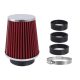 Luftfilter 120 x 130 x 90 mm, rot, Adapter: 60, 63, 70 mm
