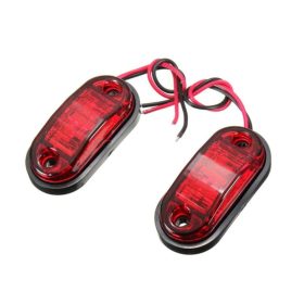   2-LED-Breitenanzeige/Positionsanzeige – E-geprüft – rot – 12–24 V