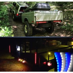   Starker, flexibler LED-Streifen für den Innen- und Außenbereich, 24 cm, WEISS, LCS-2062/24W