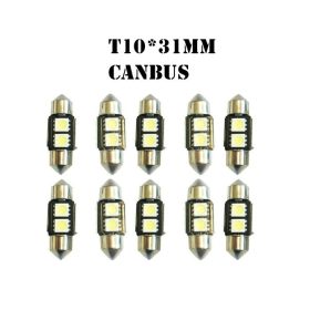  10 Stück/Packung CANBUS 3SMD LED LA513C-31CS Einbau-LEDs mit Kühlkörper