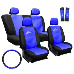   Audi  A1 Univerzális 11 részes üléshuzat szett - kék-fekete UL-AG23001BBL