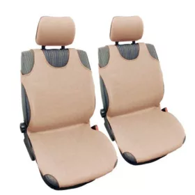   Jersey-Sitzbezüge, 2-teilig, beige, traditionell, UL-JERSEY, BEIGE