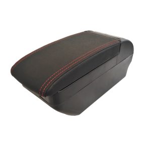   Universelle Armlehne in Werksoptik aus Kunstleder – 4 USB-Anschlüsse – verstellbare Konsolenbreite