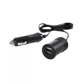 Zigarettenanzünderverteiler mit zweiteiliger Steckdose 12/24 V