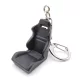 W16362-10 Sportsitz-Schlüsselhalter aus Metall - schwarz