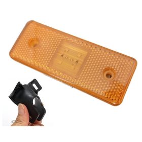   Breitenanzeige mit 6 LEDs und Halterung – gelb, 12–24 V – E-Kennzeichnung