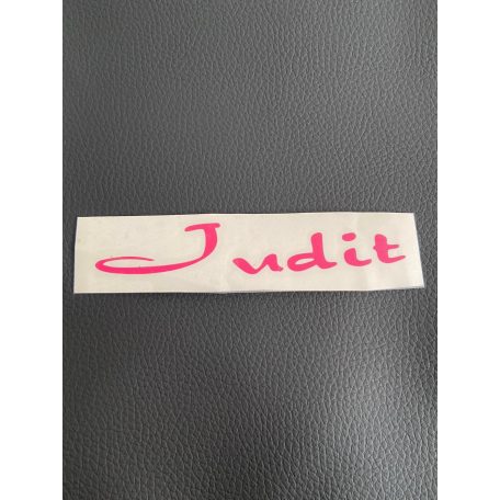 VÁGOT MATRICA AUTÓRA - NÉV JUDIT 13X3 CM PINK