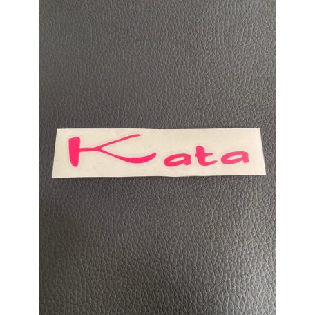 VÁGOT MATRICA AUTÓRA - NÉV KATA 13X3 CM PINK