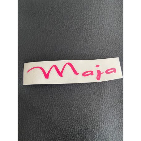 VÁGOT MATRICA AUTÓRA - NÉV MAJA 13X3 CM PINK