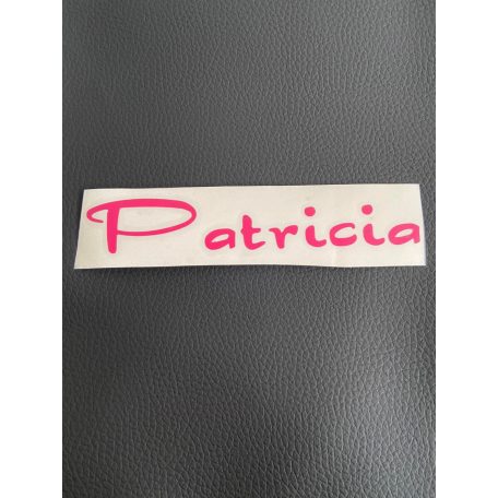 VÁGOT MATRICA AUTÓRA - NÉV PATRICIA 13X3 CM PINK