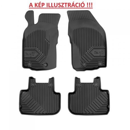 Fiat Freemont suv 1 és 2 sorhoz rögzítési rendszer kivéve a Black Code változatot 2011-2015 HÓTÁLCA GUMISZŐNYEG FROGUM NO.77