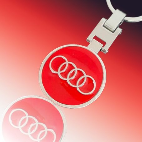 Audi 3D autós embléma kulcstartó