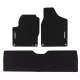 HORIZON passgenaue Gummifußmatte SEAT Alhambra I van, 1st and 2nd rows 1996-2010 PREMIUM