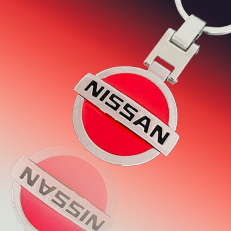 Nissan 3D autós embléma kulcstartó