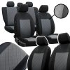 Sitzbezug Peugeot 306 einzigartig (5 Sitze) CRAFT LINE PREMIUM Stoff grau schwarz