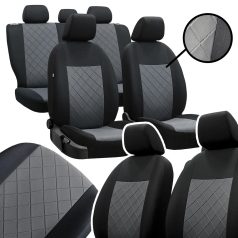   Üléshuzat Volkswagen Passat CC (2 ülés) egyedi CRAFT LINE PREMIUM szövet szürke fekete színben
