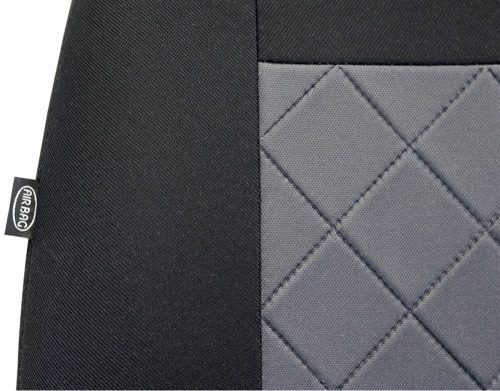 Sitzbezug Peugeot 306 einzigartig (5 Sitze) CRAFT LINE PREMIUM Stoff grau schwarz