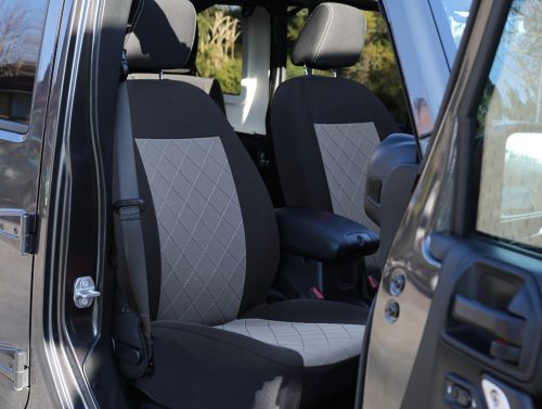 Sitzbezug Peugeot 306 einzigartig (5 Sitze) CRAFT LINE PREMIUM Stoff grau schwarz