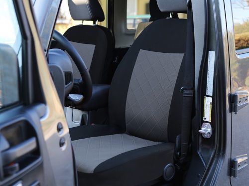 Sitzbezug Peugeot 306 einzigartig (5 Sitze) CRAFT LINE PREMIUM Stoff grau schwarz