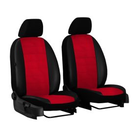   Maßgeschneiderte Sitzbezüge für Daewoo Lanos (2 Sitze) einzigartig Forced Eco Leder mit horizontaler Steppung in wählbaren Farben