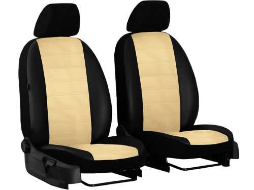 Maßgeschneiderte Sitzbezüge für Daewoo Lanos (2 Sitze) einzigartig Forced Eco Leder mit horizontaler Steppung in wählbaren Farben