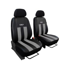   Maßgeschneiderte Sitzbezüge für Daewoo Lanos (2 Sitze) einzigartig GT premium Alcantara und Eco Leder Kombination in wählbaren Farben