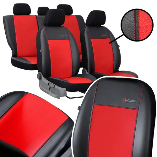 Sitzbezug Skoda Octavia III einzigartig (5 Sitze) Exclusive Eco leder in wählbaren Farben