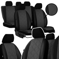   Üléshuzat Volkswagen Touran III (5 ülés) egyedi Forced Eco bőr kereszt varrással választható színekben