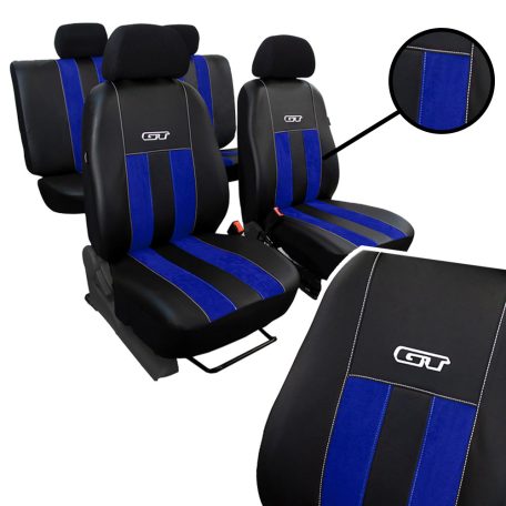 Üléshuzat Citroen Jumpy II (8 ülés) egyedi GT prémium Alcantara és Eco bőr kombináció választható színekben