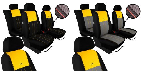 Sitzbezug Audi A4 B5 einzigartig (5 Sitze) Tuning Due Wildlederstoff und polster Kombination in wählbaren Farben