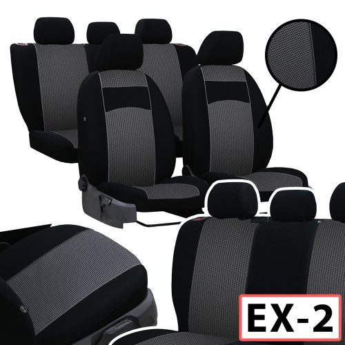 Sitzbezug Peugeot 206 einzigartig (5 Sitze) VIP Textil in wählbaren Farben