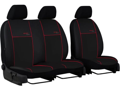 Sitzbezug Peugeot  Expert III (3 Sitze) einzigartig Eco Line Eco leder mit Naht in wählbarer Farbe