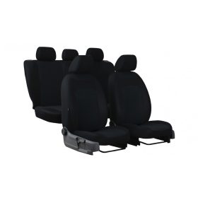   SUZUKI Baleno (III) Universeller Sitzbezug Caro PREMIUM Gestrickter Polsterstoff in schwarzer Farbe