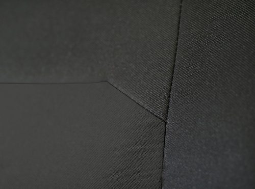 SUZUKI Baleno (III) Universeller Sitzbezug Caro PREMIUM Gestrickter Polsterstoff in schwarzer Farbe